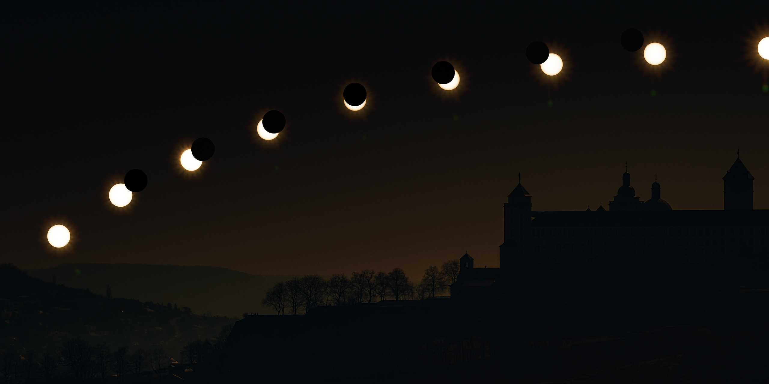 Würzburg - solar eclipse