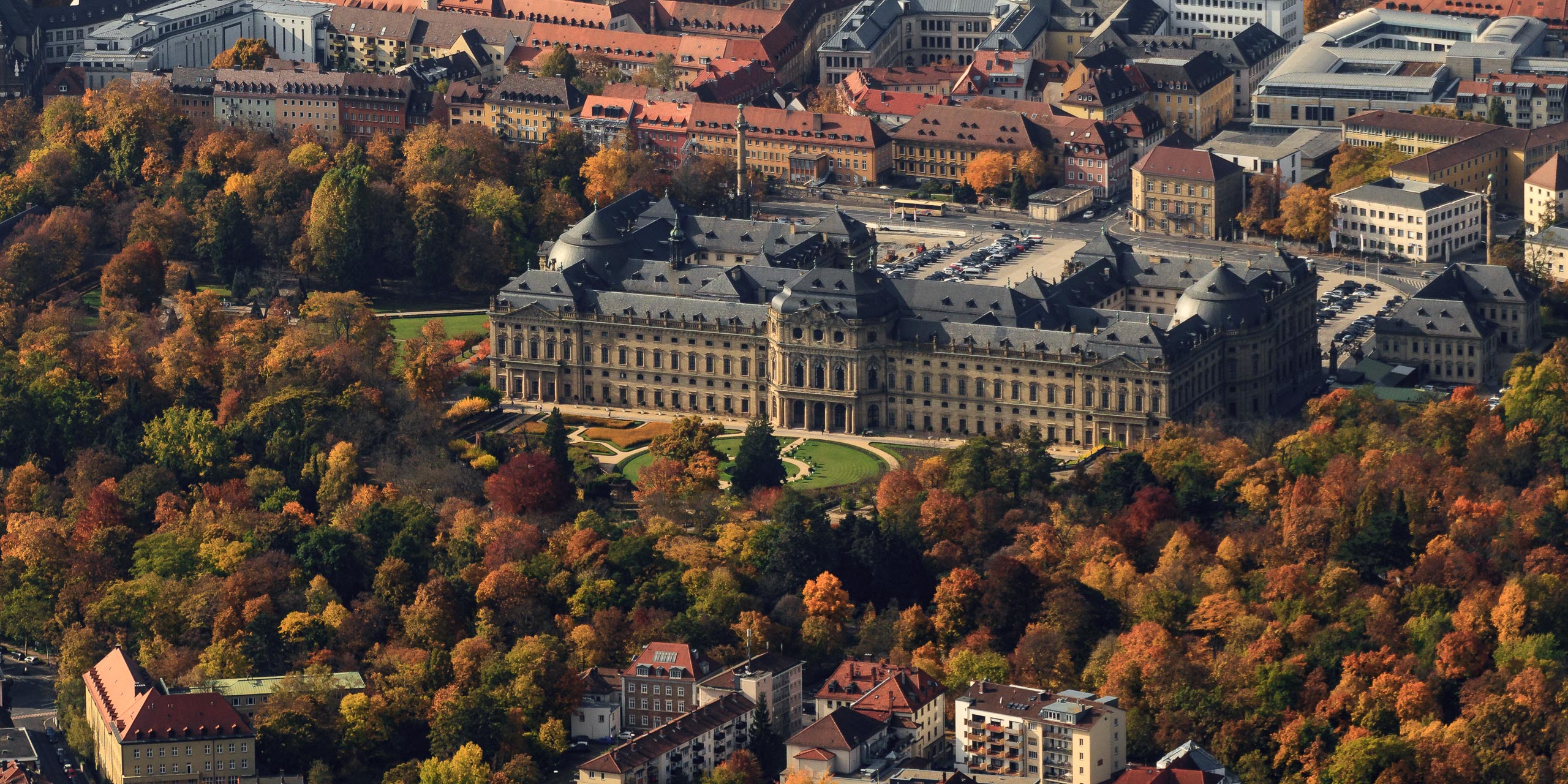 Würzburg - Residenz und Hofgarten