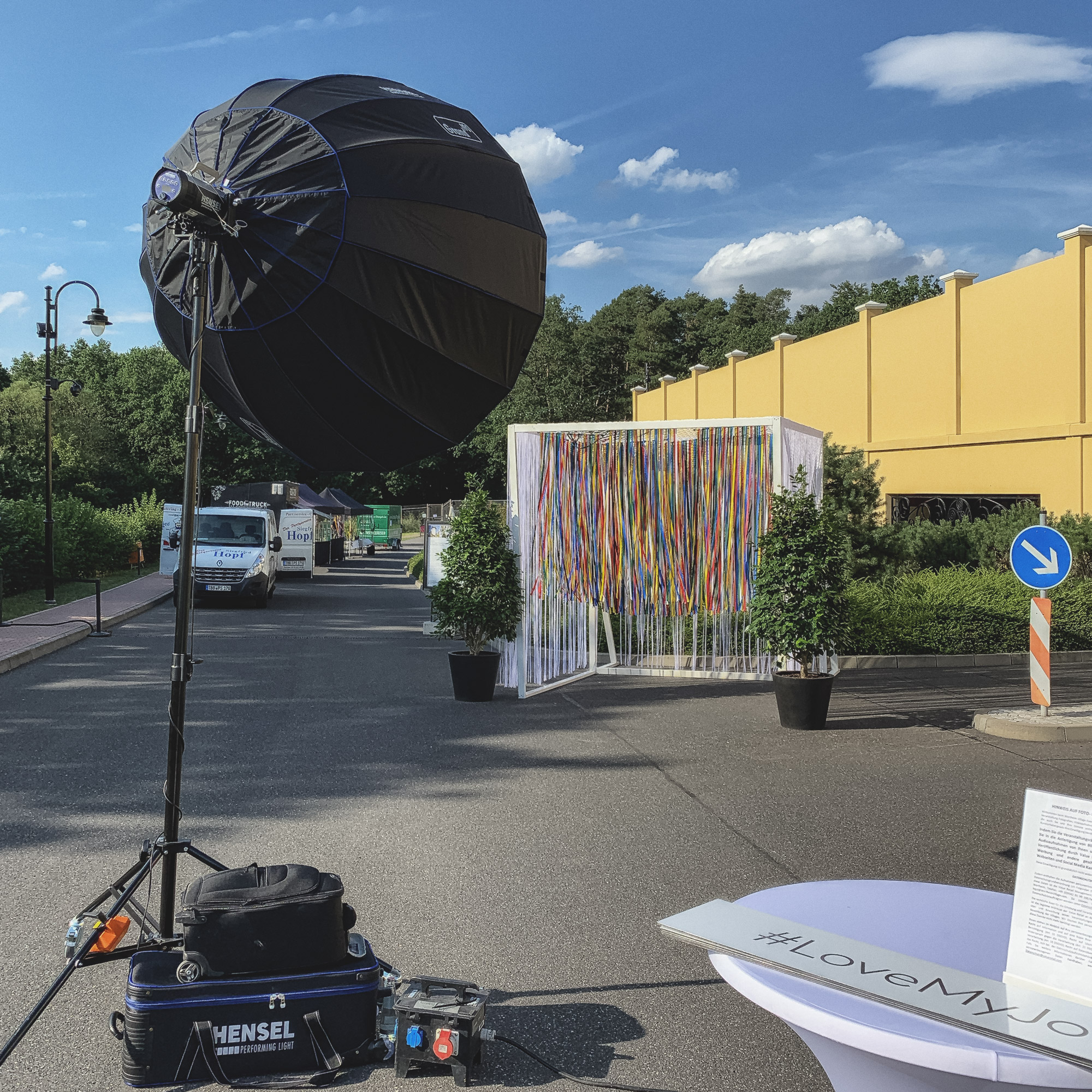Making of Fotoreportage und Shooting auf dem Wertheim Village Sommerfest - Lightshades Photodesign by Alfred Stolz