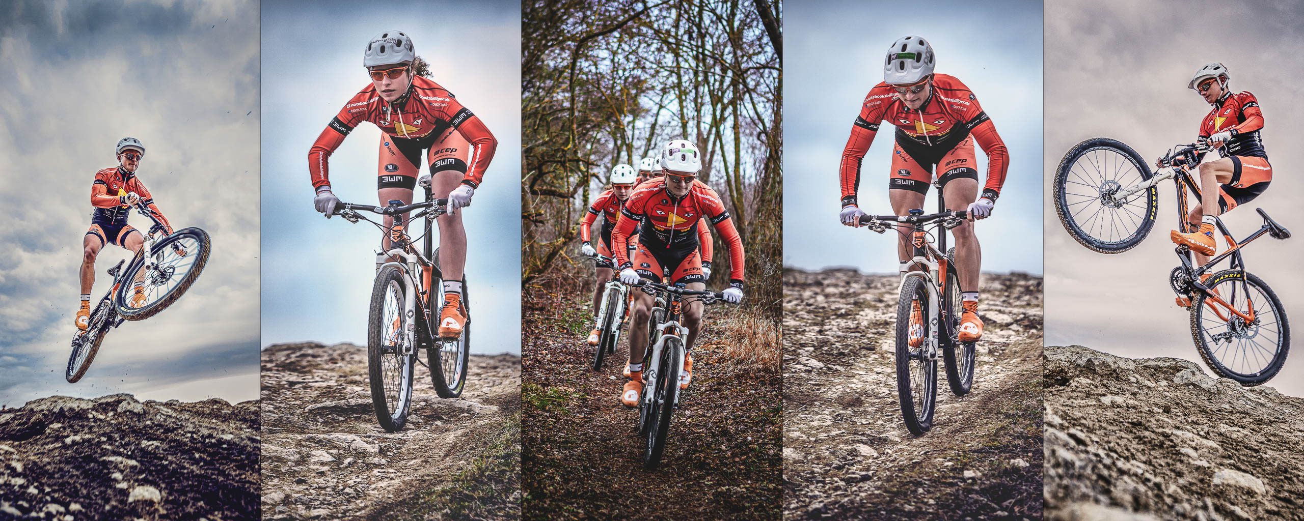 MTB Team Notebooksbilliger.de in Kooperation mit Agentur.3wm am Schenkenturm 3