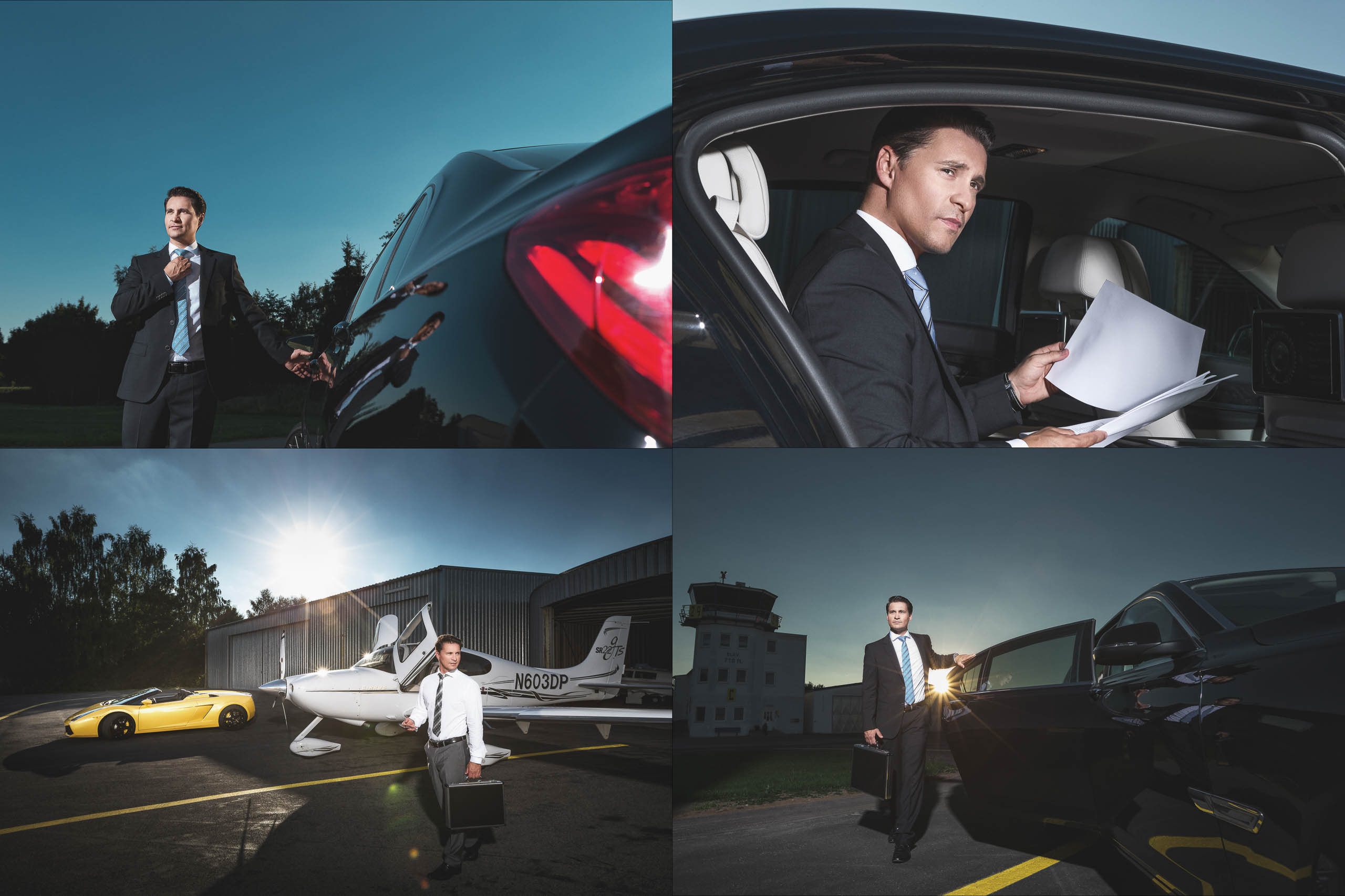 Covershooting auf dem Flugplatz in Haßfurt mit Michael Huttner