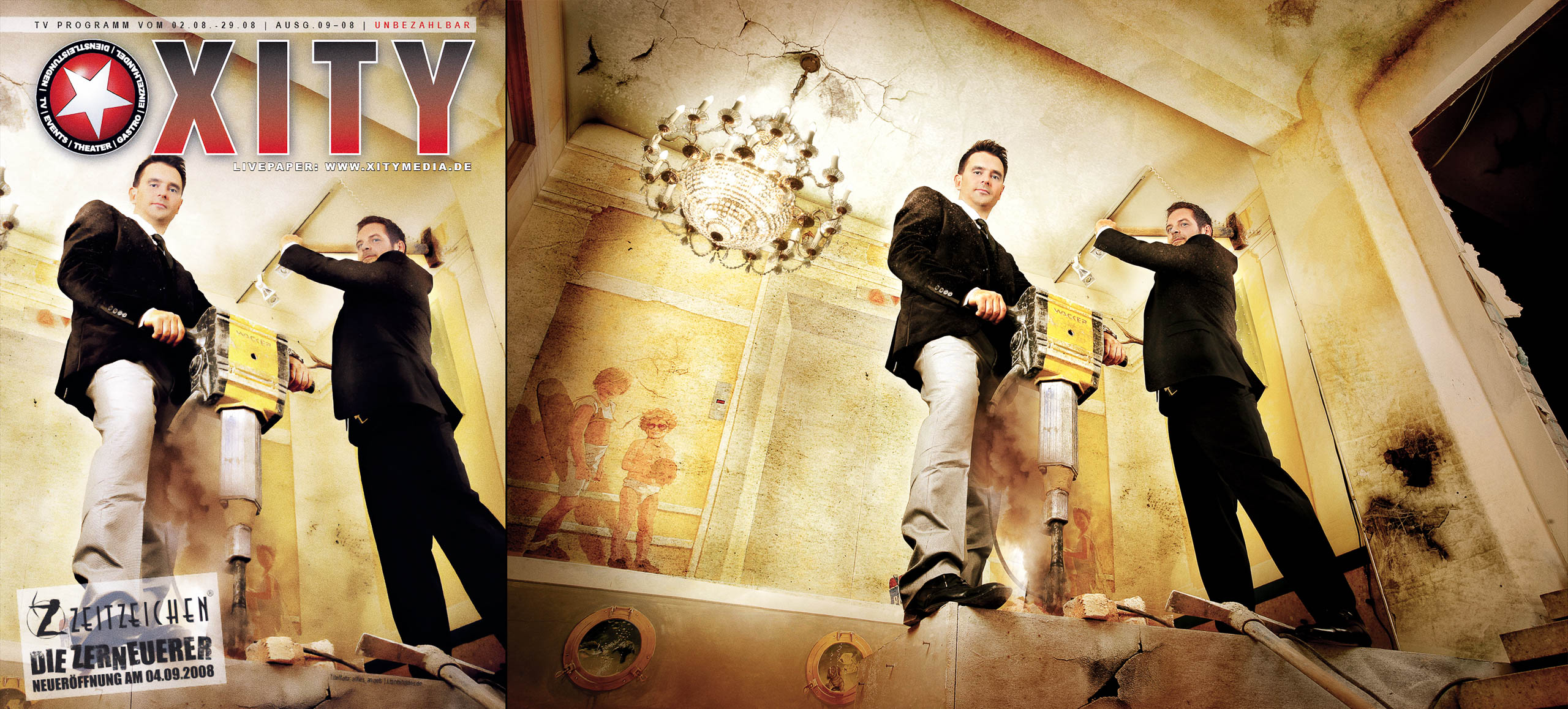 Zeitzeichen Covershooting zur Neueröffnung